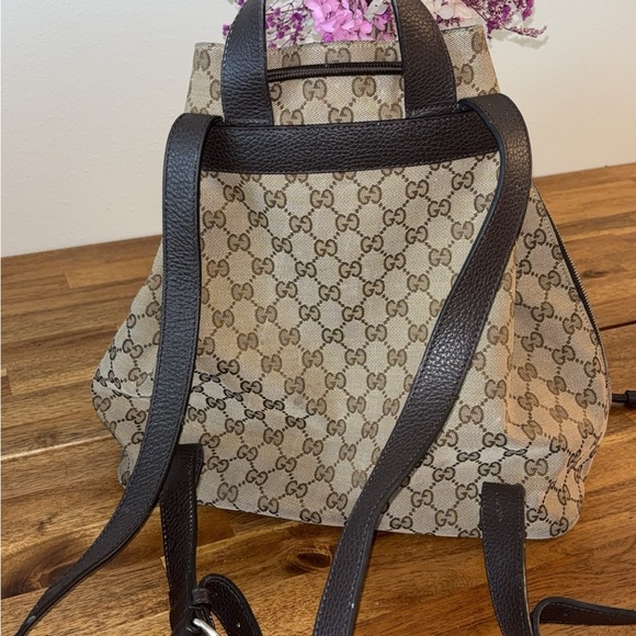 Gucci monogram drawstring backpack - Picture 2 of 8